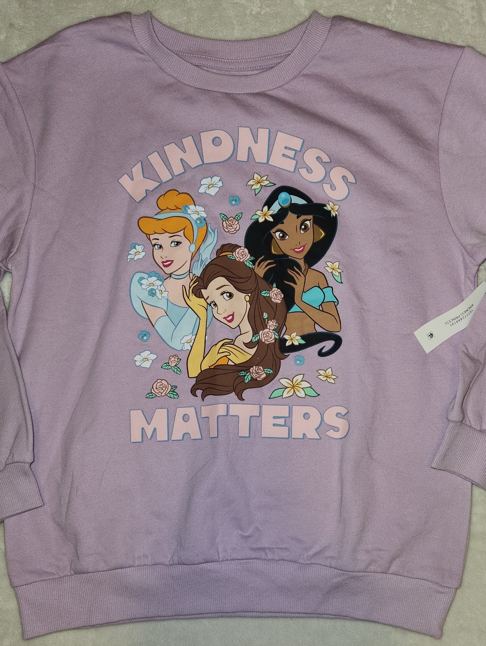 Disney Lilac 'Kindness Matters' Princess Graphic Sweatshirt